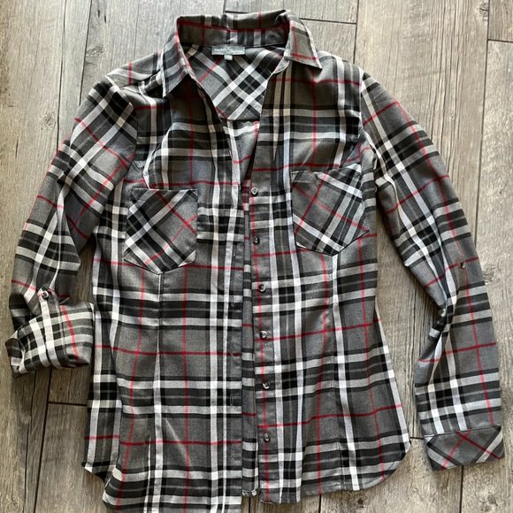 Market and Spruce Button Down Top - Picture 1 of 1